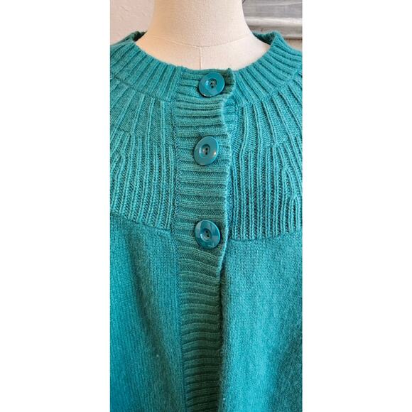 Marks & Spencer Women's Wool Angora Cozy Rib Knit Cardigan Sweater UK 22 US XXL - Picture 2 of 8